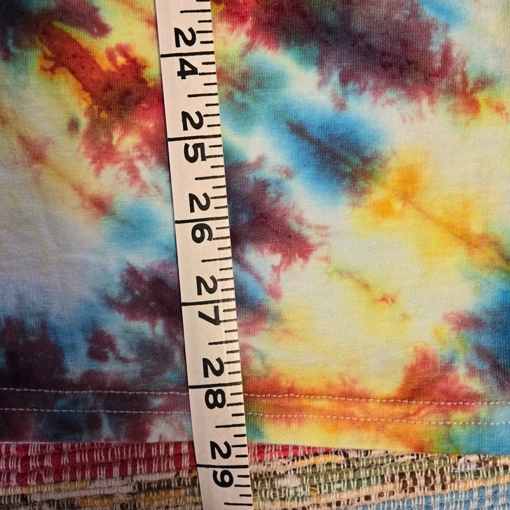 HANES Upcycle Tie Dye Gremlins Gizmo Graphic T-Shirt Unisex XL Multi Color 80s - Picture 9 of 9